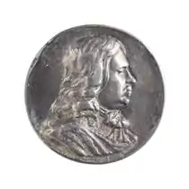 Medallion from 1665 by Johan Rethe