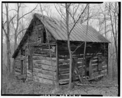1850s William McFadden Log House, near Sycamore Valley