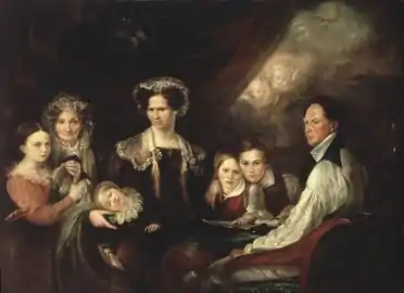C.J. Lagercrantz, Assessor, and his Family, c. 1830